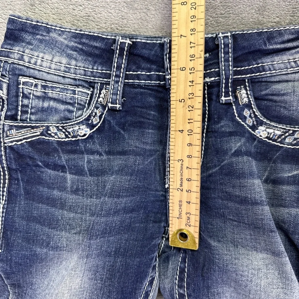 Grace in La Girls' Size 10 Western Bootcut Jeans Embellished Denim